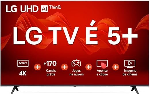 Smart TV 75" 4K LG UHD ThinQ AI