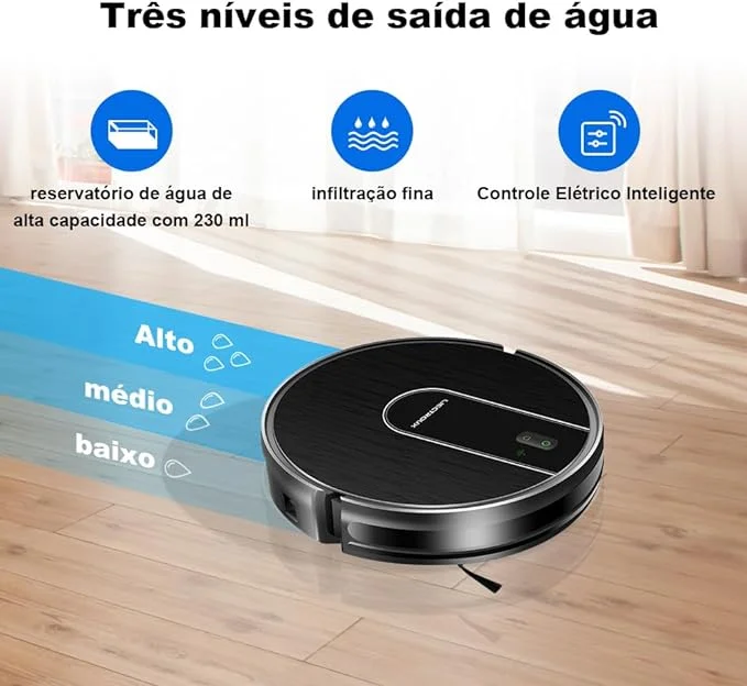 Robô Aspirador Liectroux L200 Aspira Passa Pano