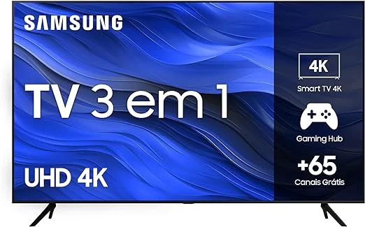 Samsung Smart TV Crystal 70" 4K UHD CU7700 - Alexa