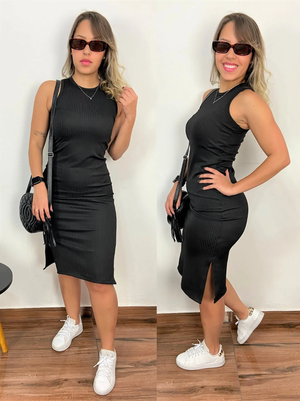 Vestido Midi Regata