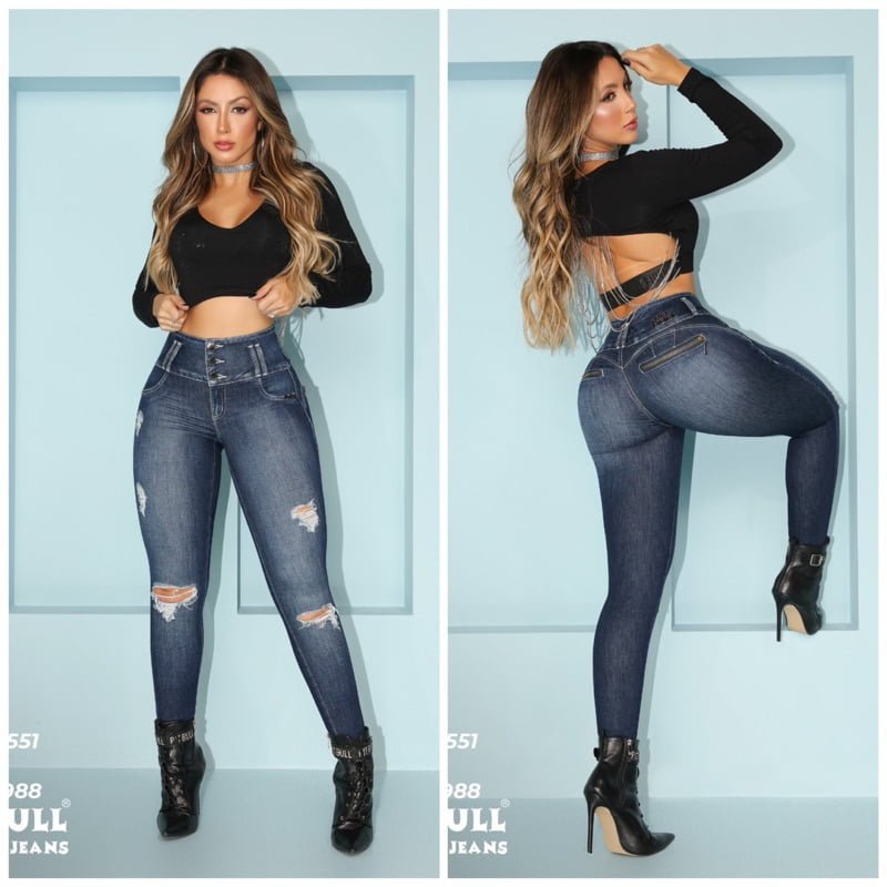 calça jeans feminina pitbull original ref 81988