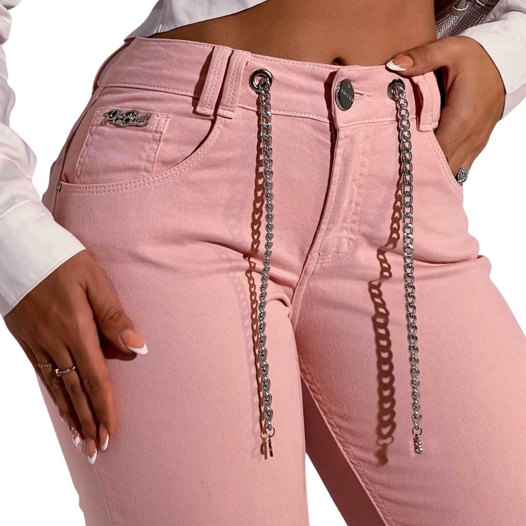 Calça Jogger Feminina Pit Bull Jeans Estilo Elegância Casual