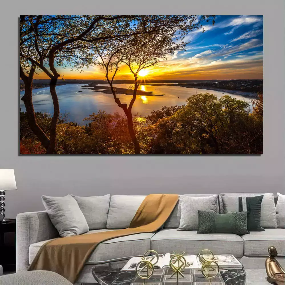 Quadro Decorativo O Encanto do Entardecer