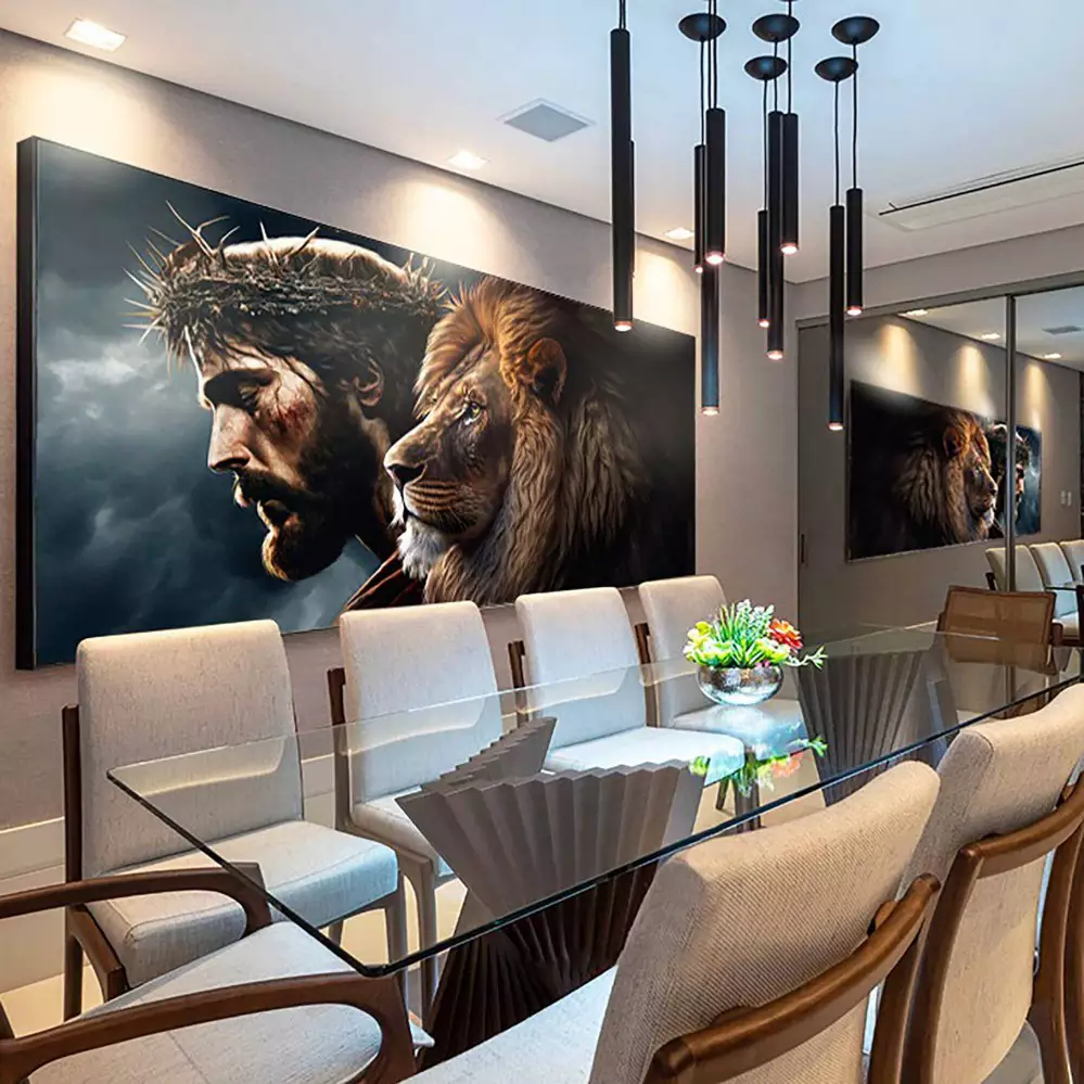 Quadro Decorativo Divindade e Realeza