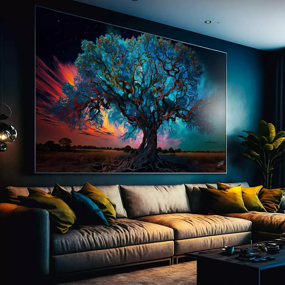 Quadro decorativo 1 Tela Arvore da vida moderna 1