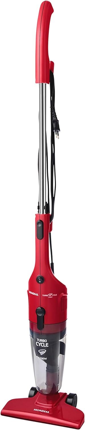 Aspirador de Pó Turbo Cycle, Mondial, Vermelho/Preto, 1100W, 110V - AP-36