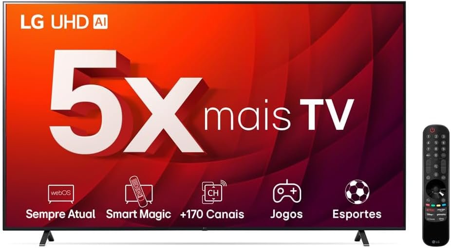 Smart TV 50" 4K LG UHD ThinQ AI